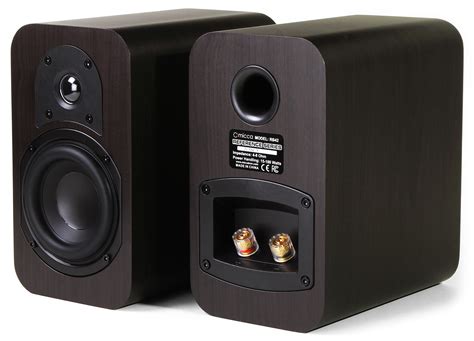 The covers are magnetic and pop on and off. . Micca speaker
